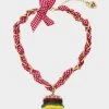 KITSCH COOKOUT HAMBURGER NECKLACE MULTI