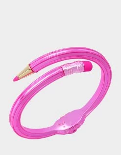 CHARM SCHOOL PENCIL BANGLE PINK