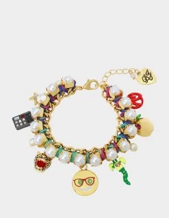 CHARM SCHOOL CHARM BRACELET RED