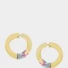 CHARM SCHOOL PENCIL EARRINGS GOLD