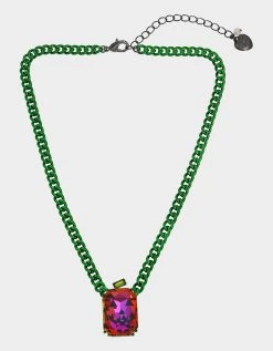 RICH WITCH PUMPKIN NECKLACE GREEN