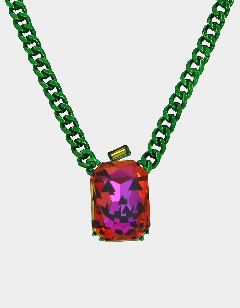 RICH WITCH PUMPKIN NECKLACE GREEN - Image 2