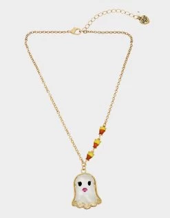 RICH WITCH SHORT GHOST NECKLACE ORANGE