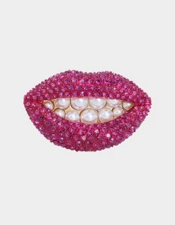 MIDNIGHT GARDEN LIP RING PINK