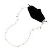 Betsey Johnson Star Eye Mask Chain Necklace