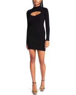 Betsey Johnson Peekaboo Fitted Sweaterdress