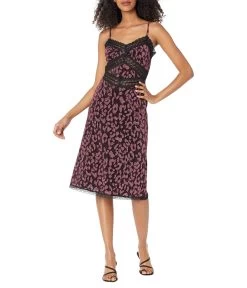 Betsey Johnson Hollywood Dress In Sparkle Burnout Velvet