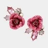 BETSEYS PINK ROSE STUDS PINK