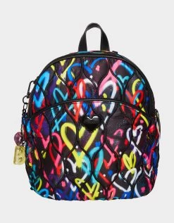 GRAFFITI SWEETIE BACKPACK BLACK | RE:LUV