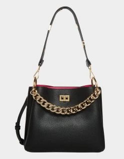 STRAPPED IN HOBO BAG BLACK | RE:LUV