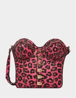 KITSCH OF CORSETS LOVE CROSSBODY BLACK-PINK
