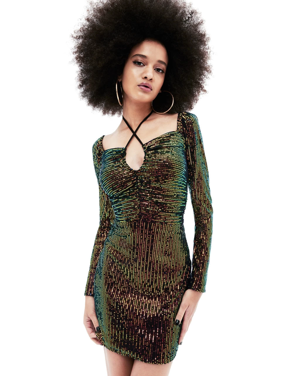 KASEY MINI DRESS MULTI - Image 2