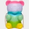 KITSCH BEAR NECESSITY CROSSBODY RAINBOW MULTI