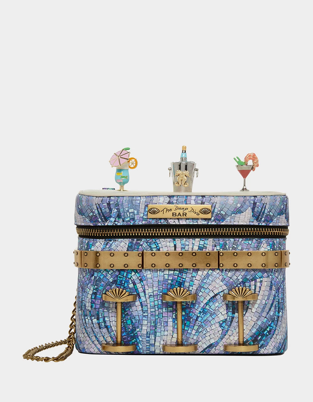 KITSCH DRINK LIKE A FISH DIVE BAR CROSSBODY MULTI