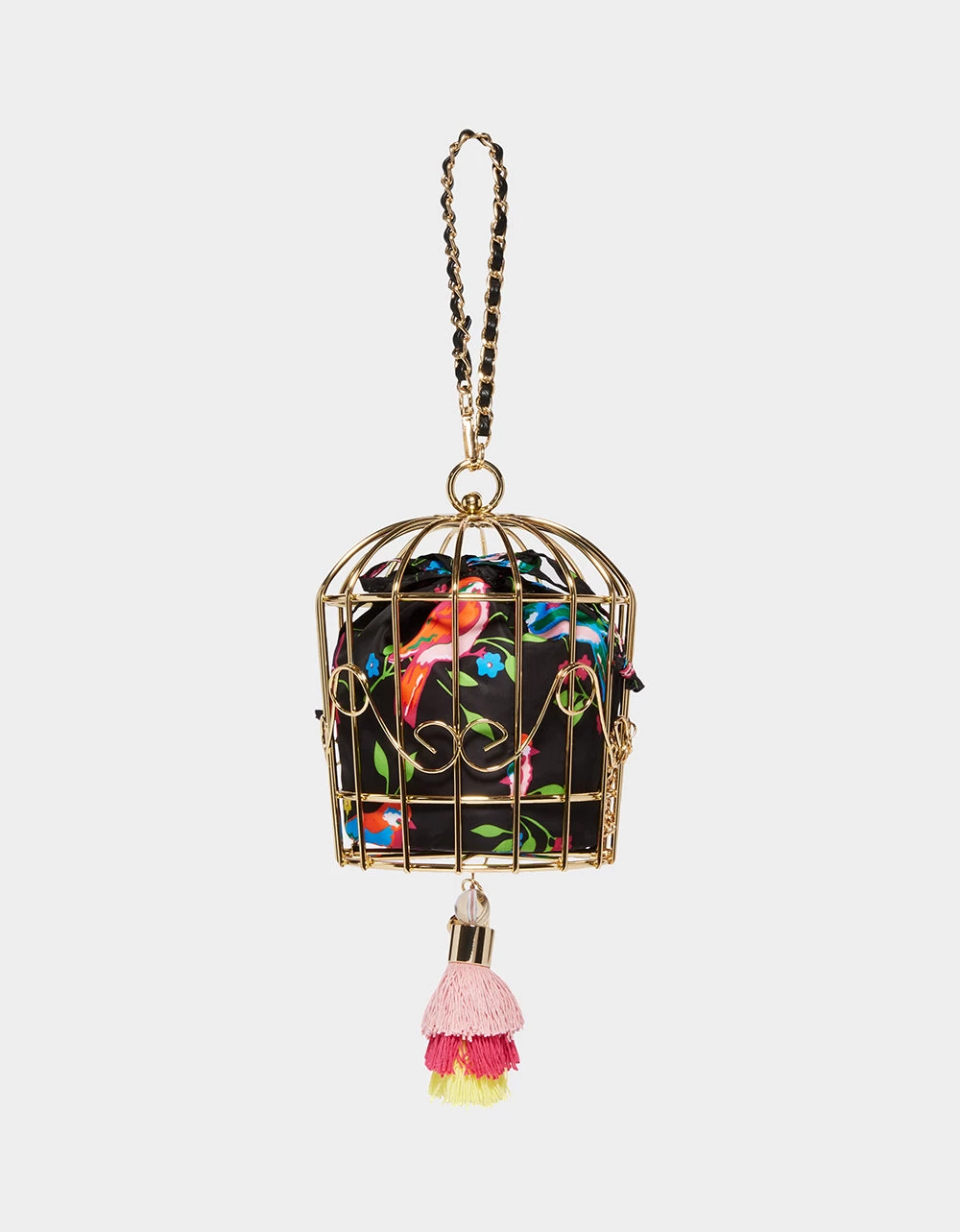 KITSCH BIRD IS THE WORD CAGE DANCER WRISTLET BLACK MULTI - Image 5