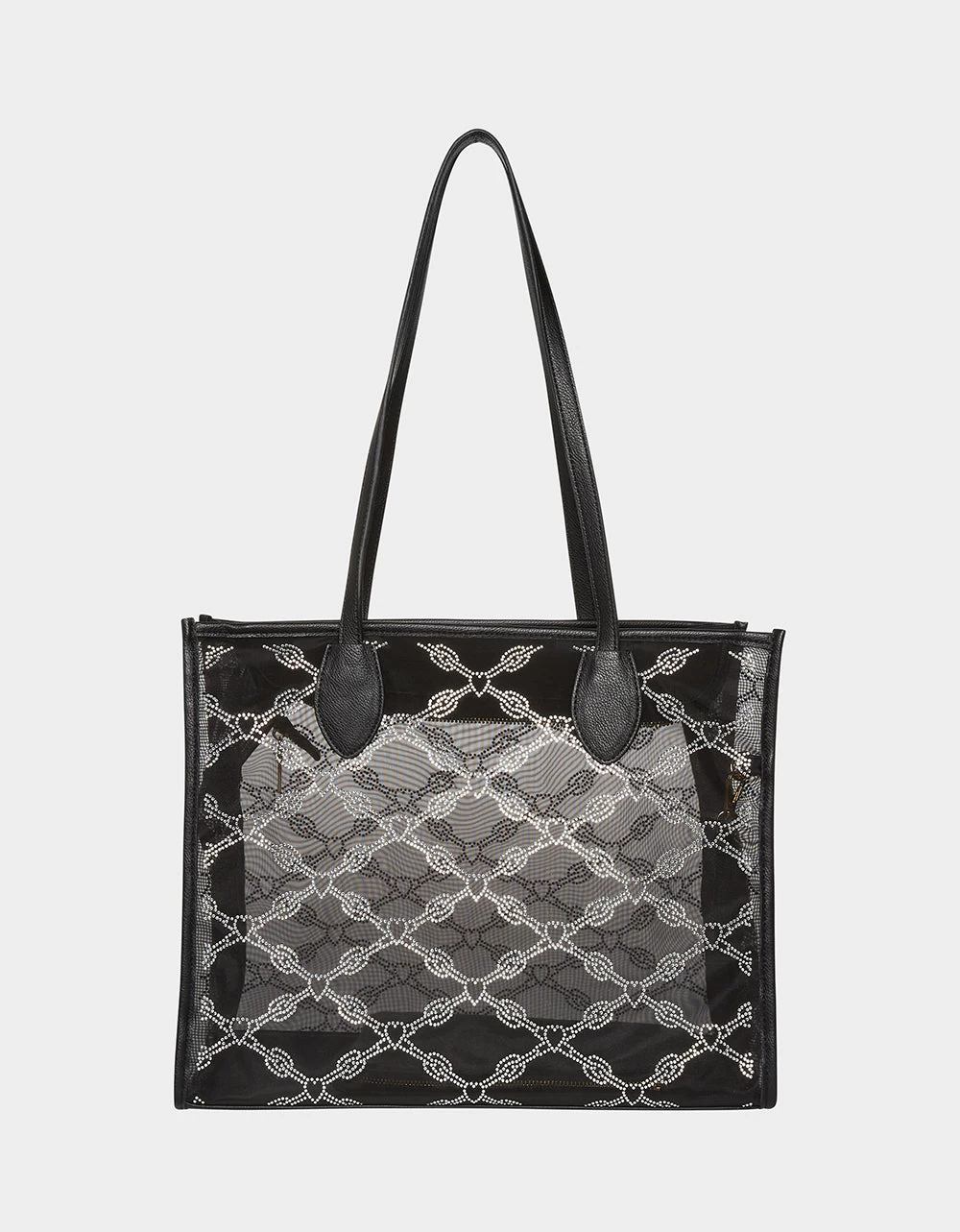 GLAM MESH STONE TOTE BLACK - Image 5
