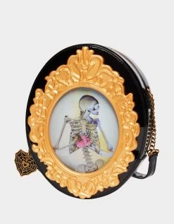 KITSCH GOLDEN MIRROR CROSSBODY BLACK