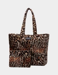 SPOTPUFF QUILTY TOTE LEOPARD