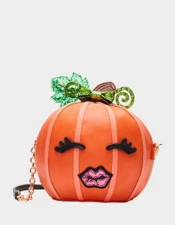 KITSCH PUMPKIN CROSSBODY ORANGE MULTI