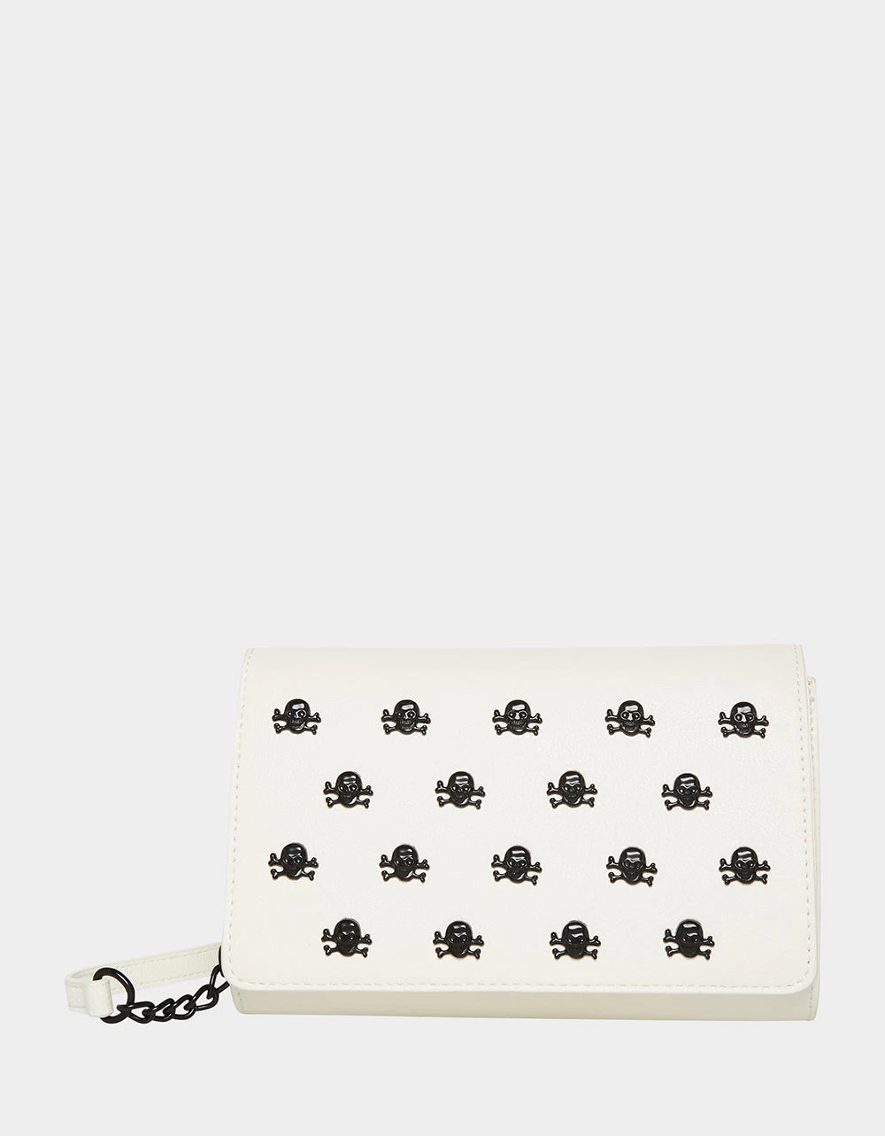 XO SKULL CROSSBODY WHITE