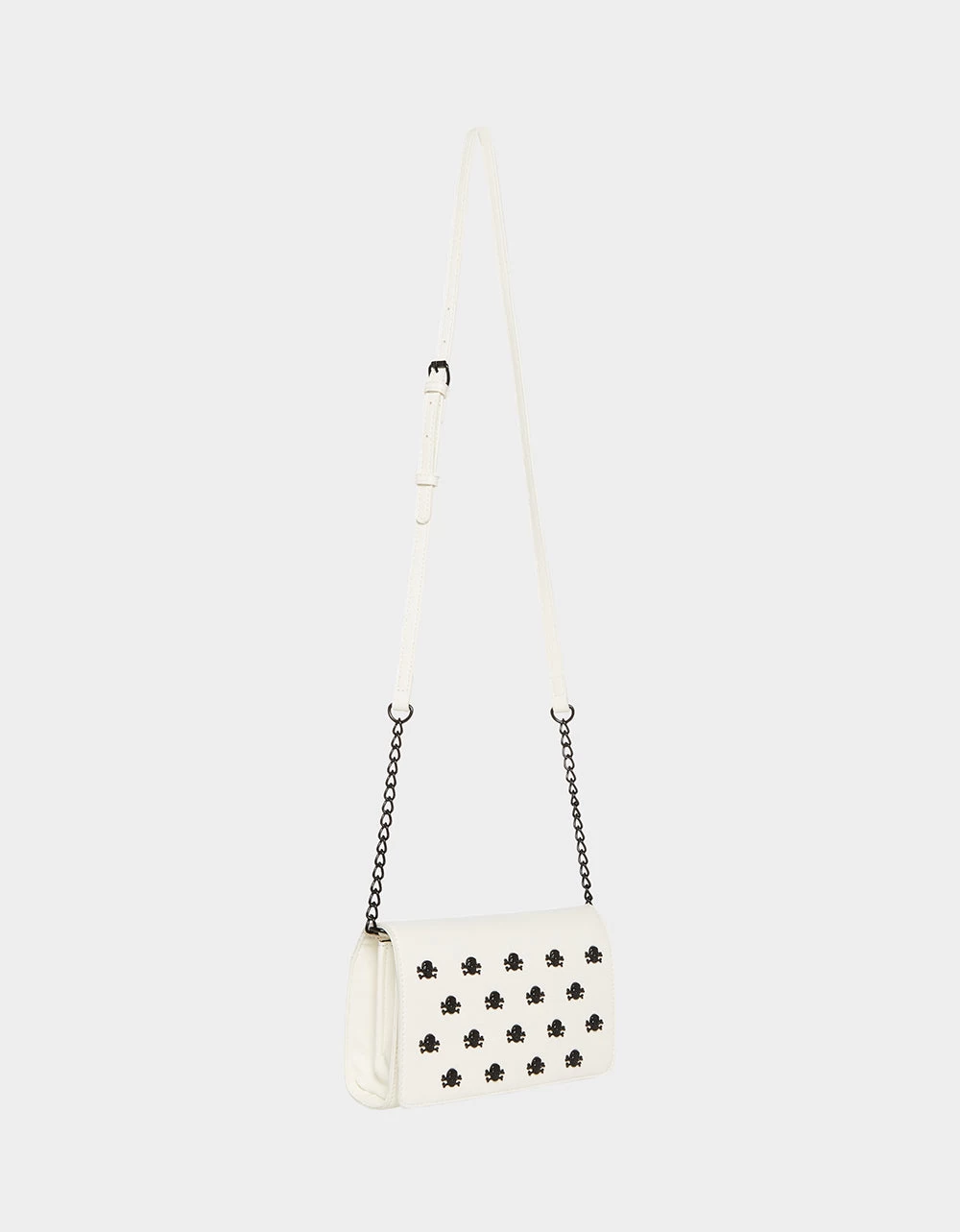 XO SKULL CROSSBODY WHITE - Image 2