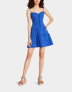 JANICE MINI DRESS BLUE