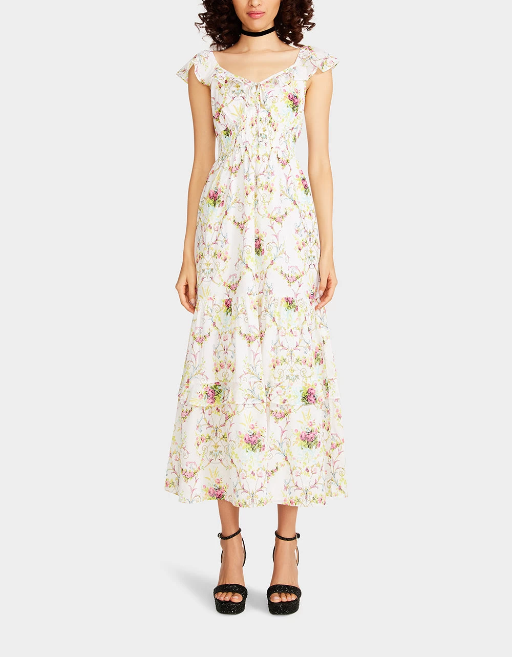 VINE AND DINE MAXI DRESS WHITE - Image 4