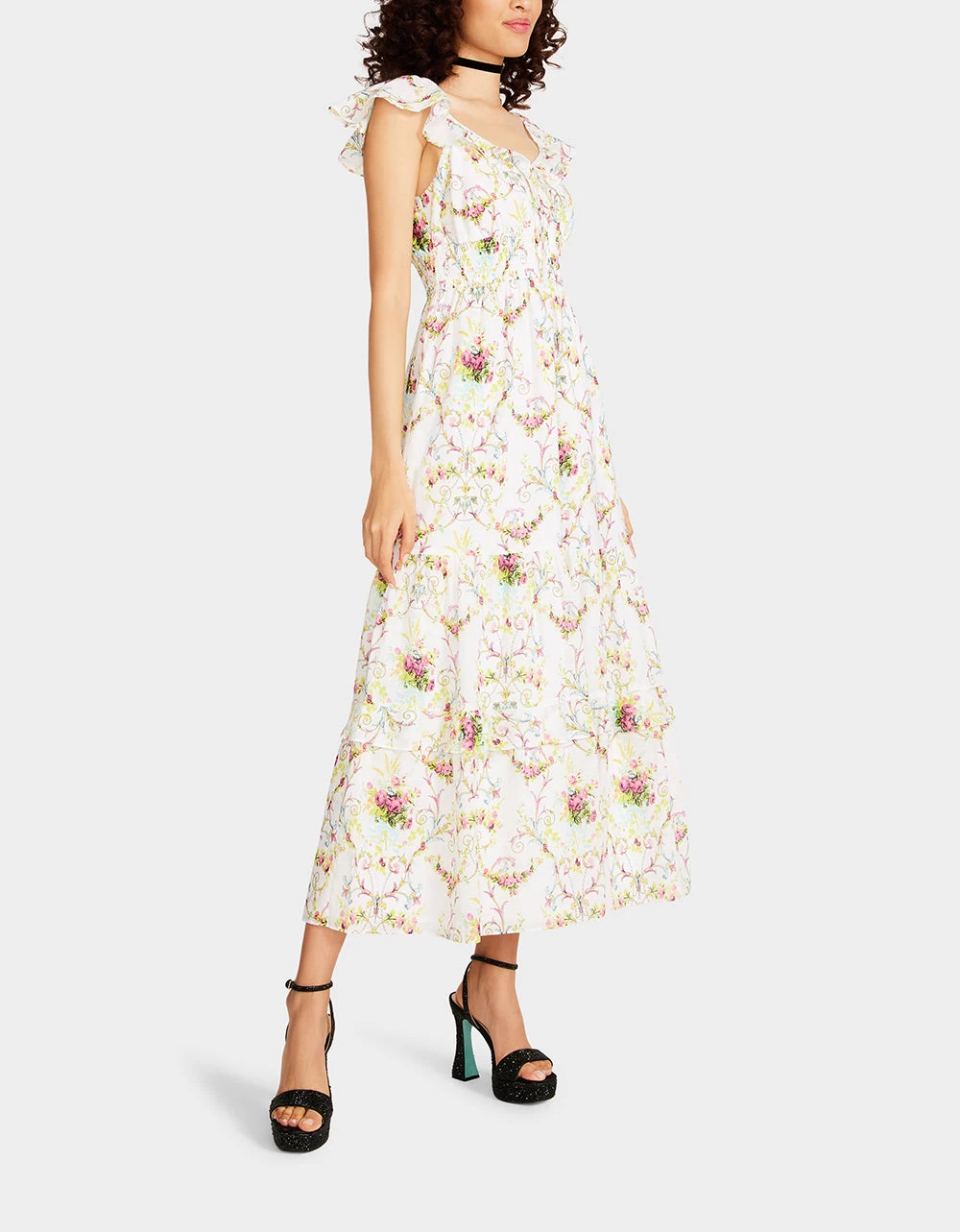 VINE AND DINE MAXI DRESS WHITE - Image 5