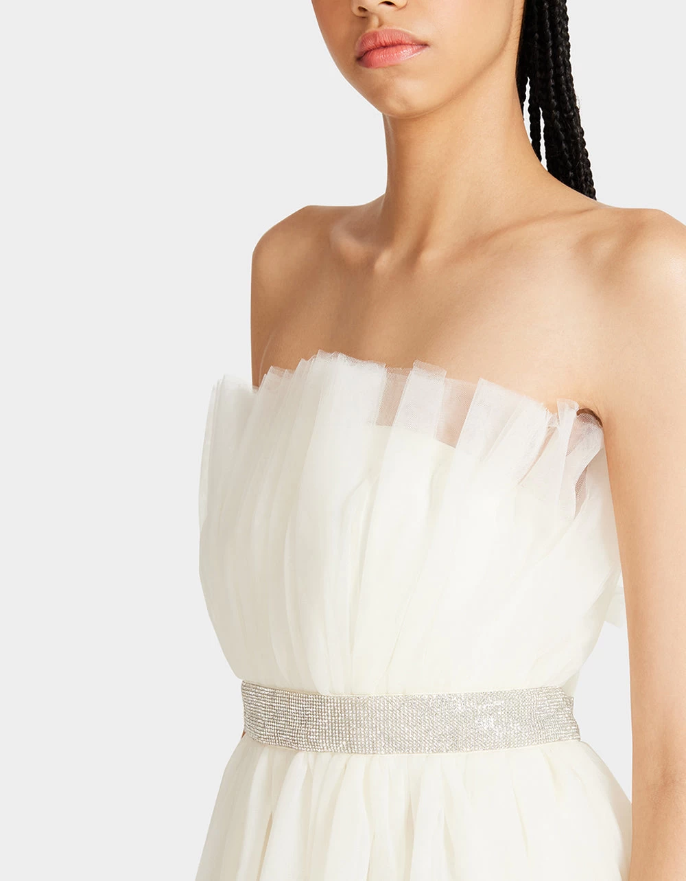 BETSEYS BLING TULLE DRESS CREAM - Image 2