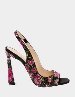 MINA BLACK/PINK FLORAL
