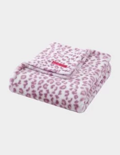BETSEYS LEOPARD THROW BLANKET MULTI