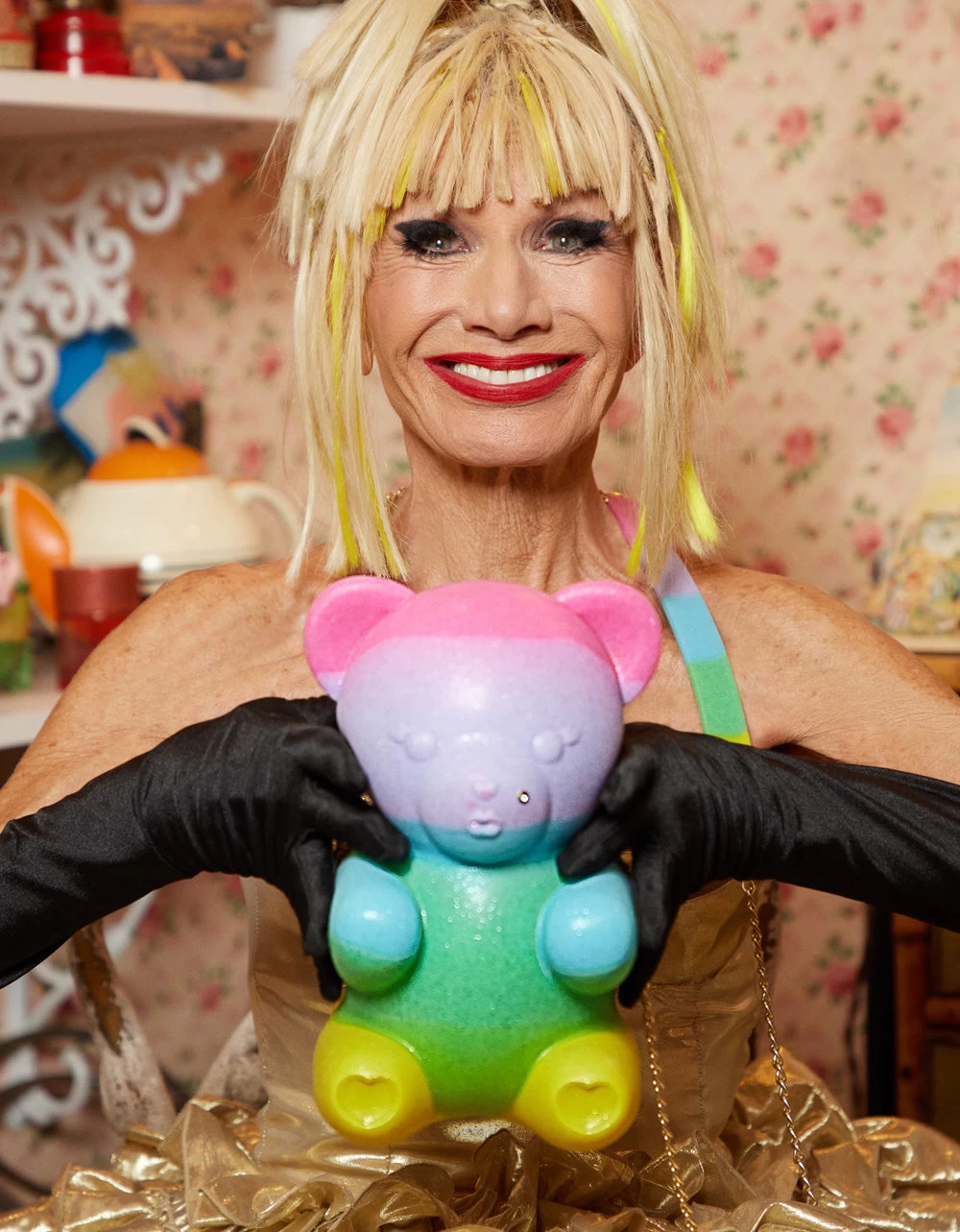 KITSCH BEAR NECESSITY CROSSBODY RAINBOW MULTI - Image 2