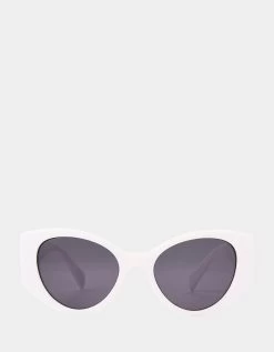 DOUBLE TAKE SUNGLASSES BLACK/WHITE