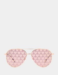 THE FINE PRINT SUNGLASSES GOLD