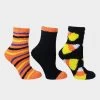 PLUSH CANDY CORN THREE PACK BLACK MULTI