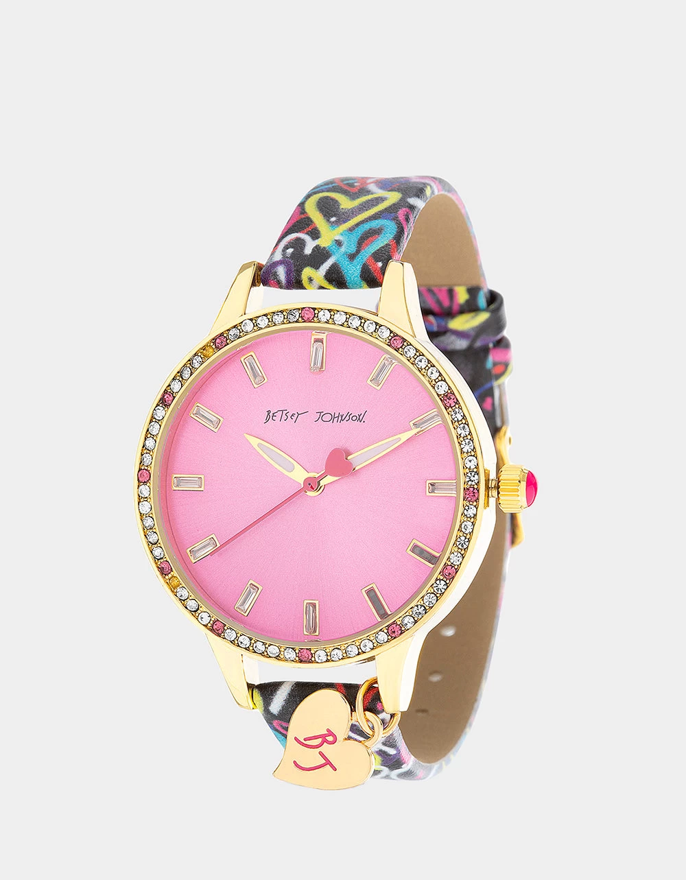 BETSEY TIME HEARTS ABOUND WATCH MULTI