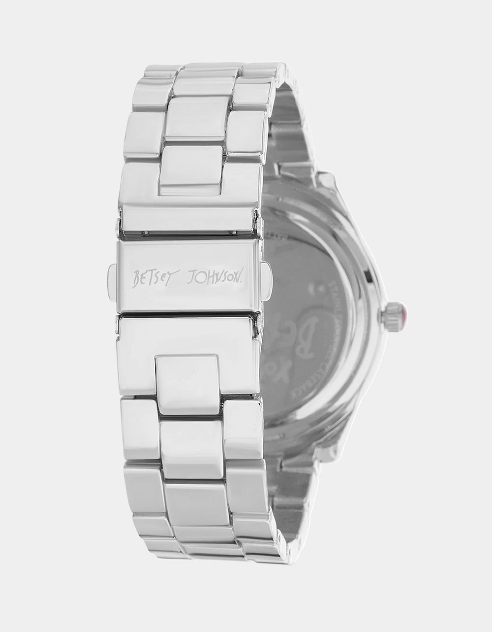 BETSEY TIME BACK 2 SKOOL WATCH SILVER - Image 2