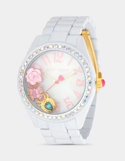 BETSEY TIME FLOATING CRITTERS WATCH MULTI